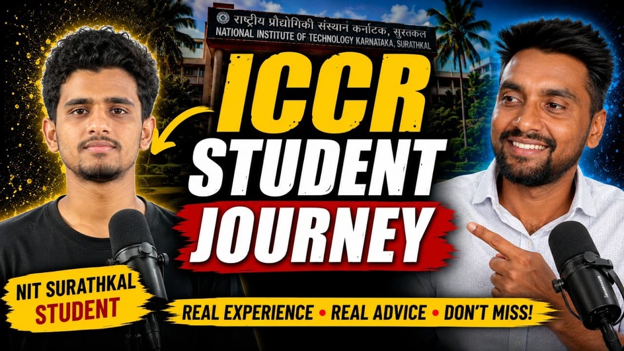 Video thumbnail: Got ICCR Scholarship? Watch This Before Coming to India | NIT Surathkal Student Podcast